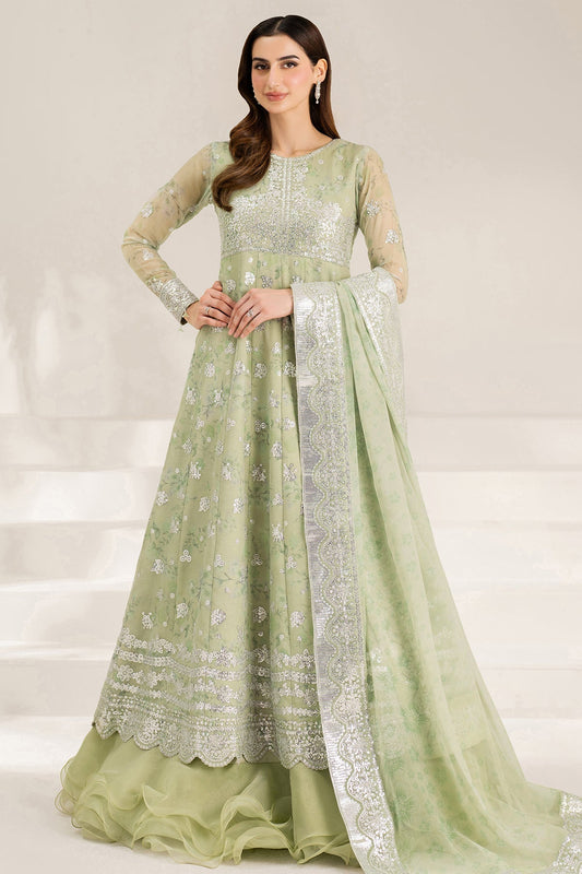 Farasha Sage Sparkle Style — Mairaz Three-Piece Suit