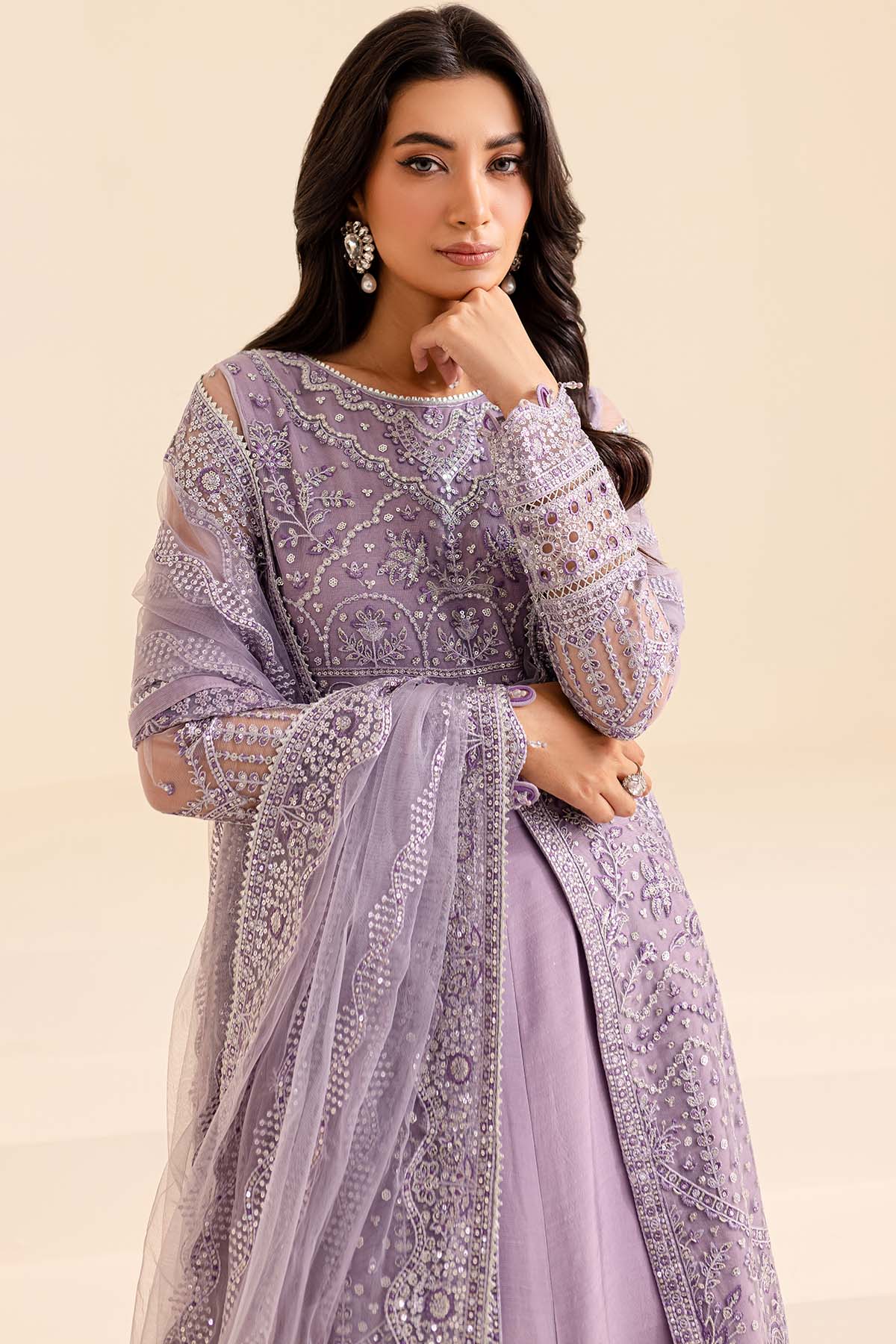 Farasha Fuchsia Fantasy Style — Mairaz Three-Piece Suit