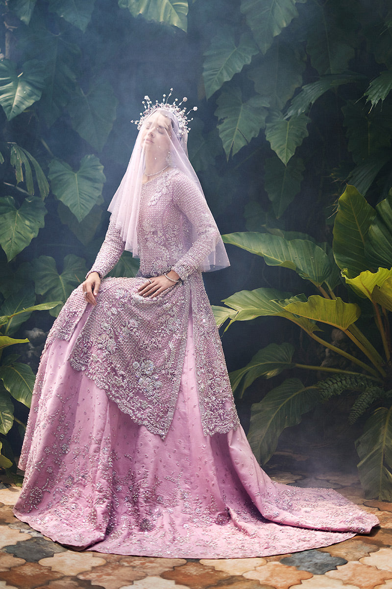 Mushq Zarim Style AC-59 embellished bridal dress by MAIRAZ