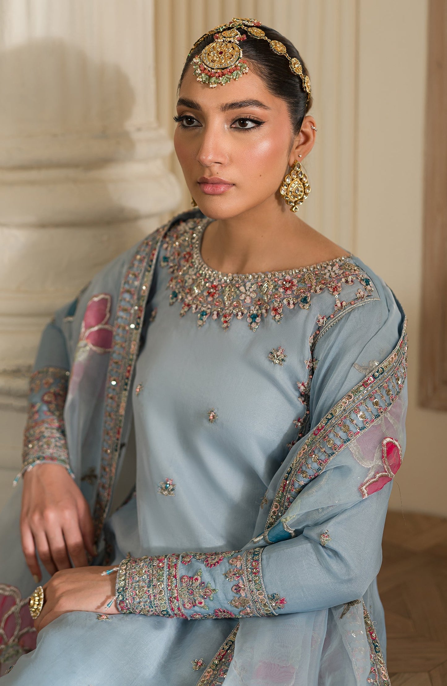 Eman Adeel Esra Style — Mairaz Three-Piece Suit