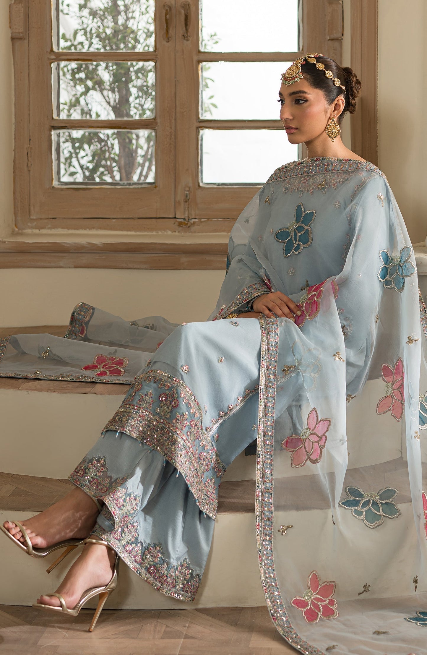 Eman Adeel Esra Style — Mairaz Three-Piece Suit