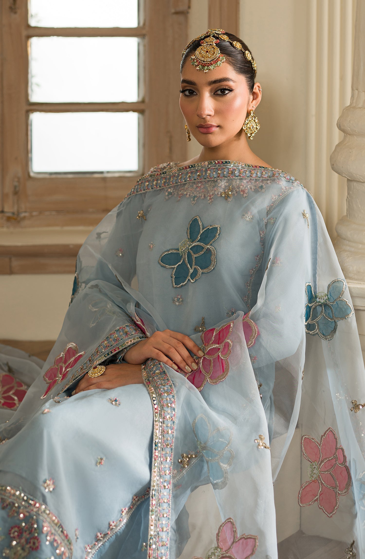 Eman Adeel Esra Style — Mairaz Three-Piece Suit