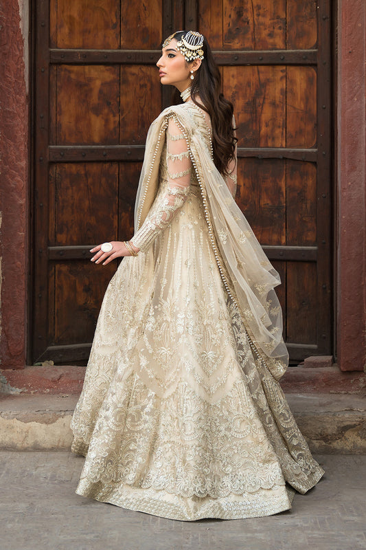 Shazia Kiyani Shahana style — Mairaz net panelled three-piece suit reference, view 2 of 6