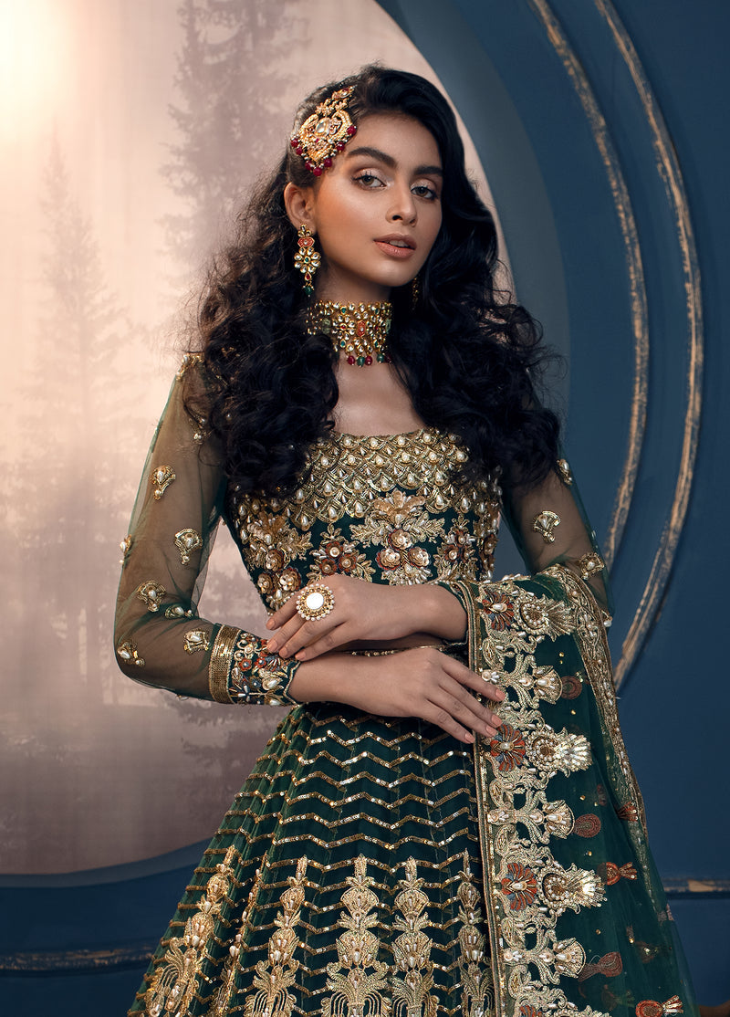 Akbar Aslam Cygnus U-1404 Style — Mairaz Lehenga