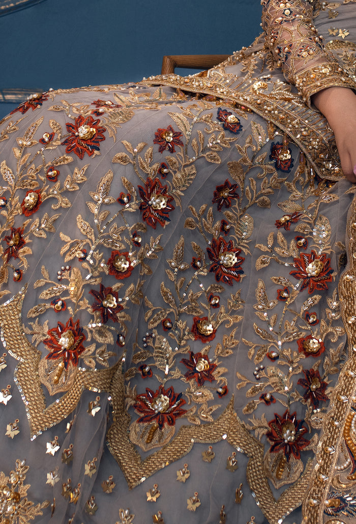 Akbar Aslam Queen Bee U-1403 Style — Mairaz Lehenga