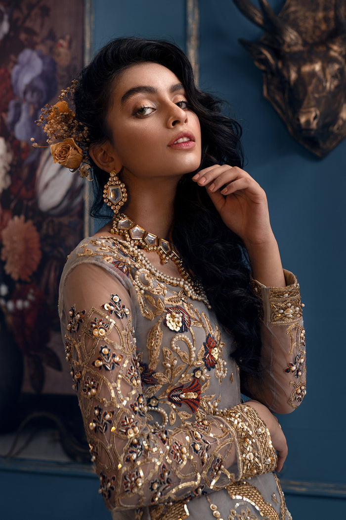 Akbar Aslam Queen Bee U-1403 Style — Mairaz Lehenga