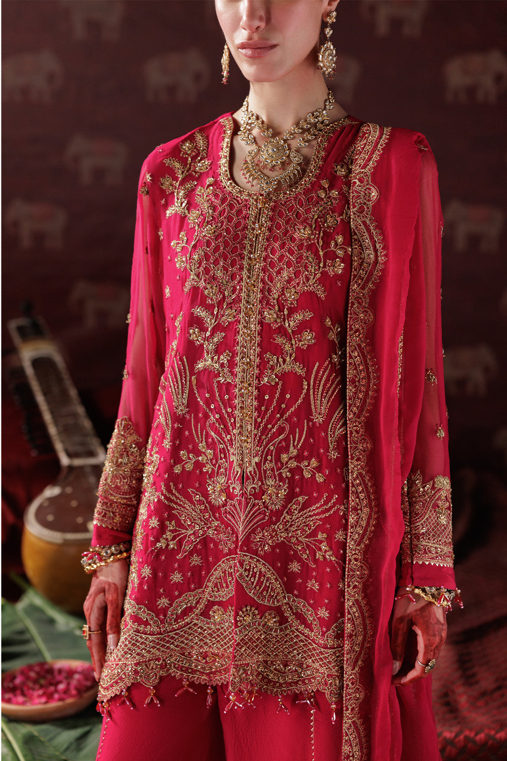 Saad Shaikh D-01 Style — Mairaz Three-Piece Suit