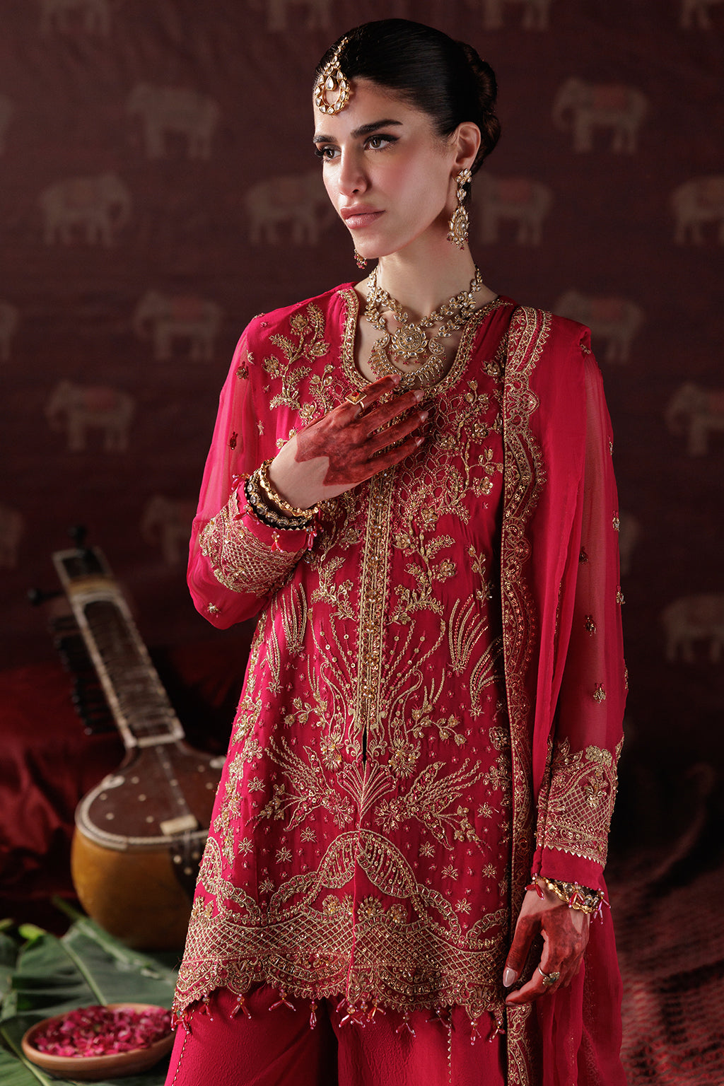 Saad Shaikh D-01 Style — Mairaz Three-Piece Suit