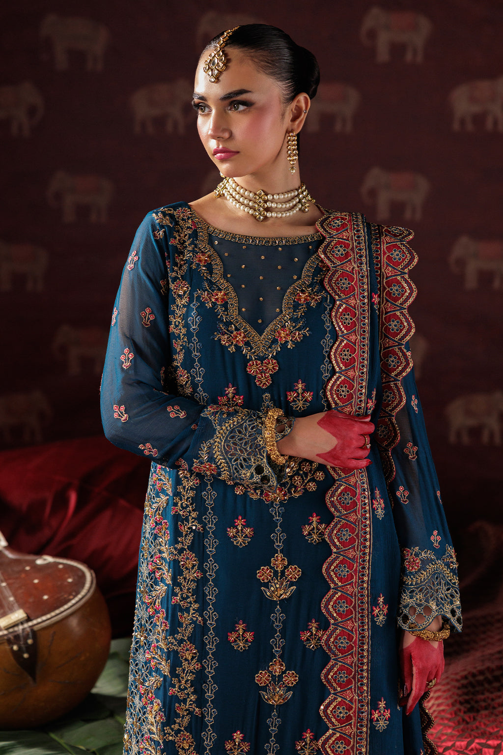 Saad Shaikh D-04 Style — Mairaz Three-Piece Suit