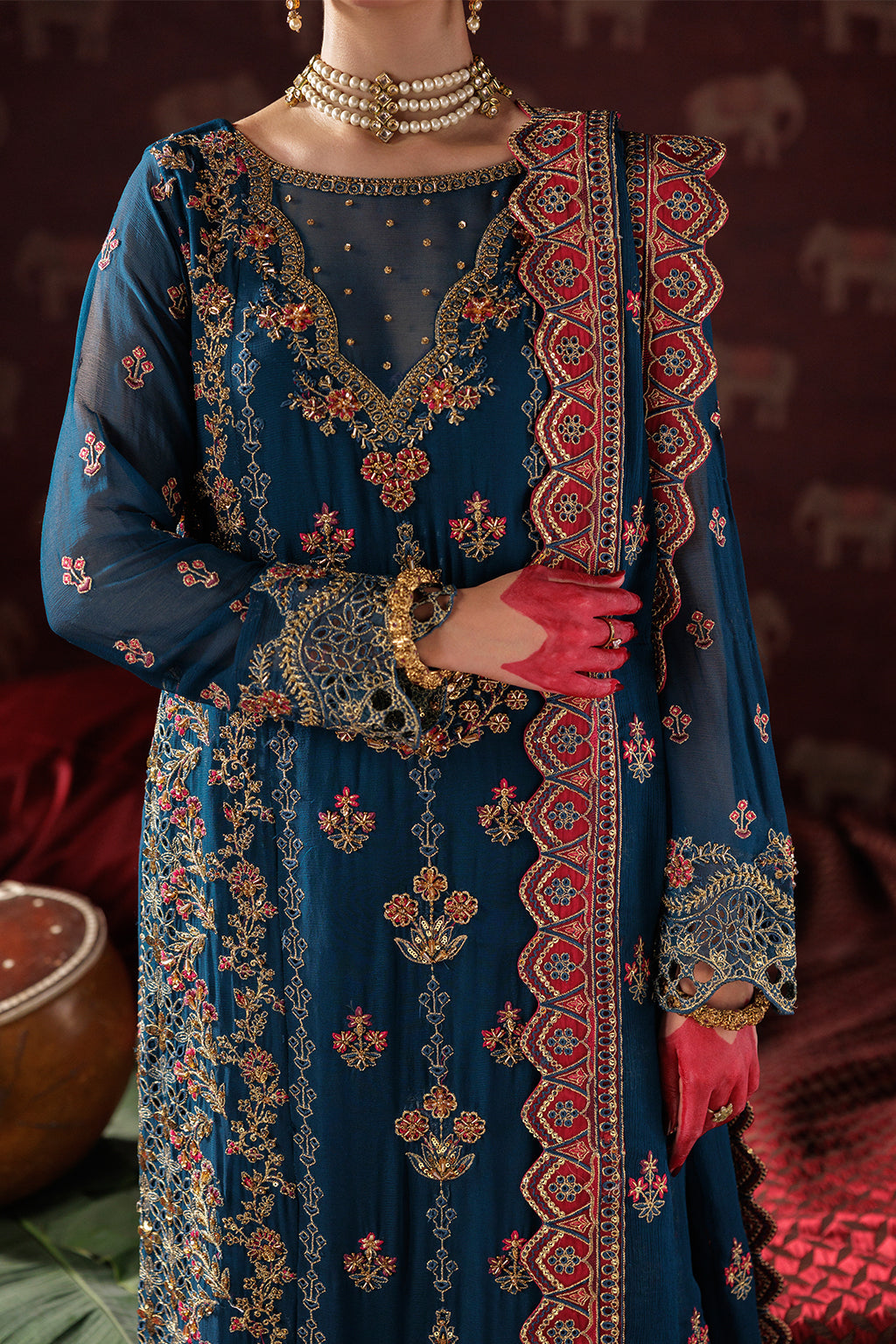 Saad Shaikh D-04 Style — Mairaz Three-Piece Suit