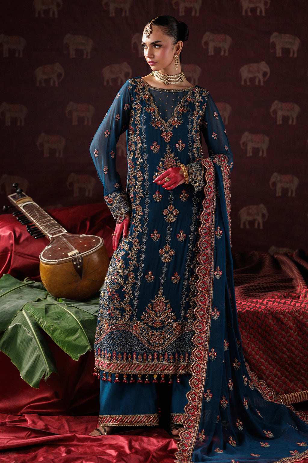 Saad Shaikh D-04 Style — Mairaz Three-Piece Suit