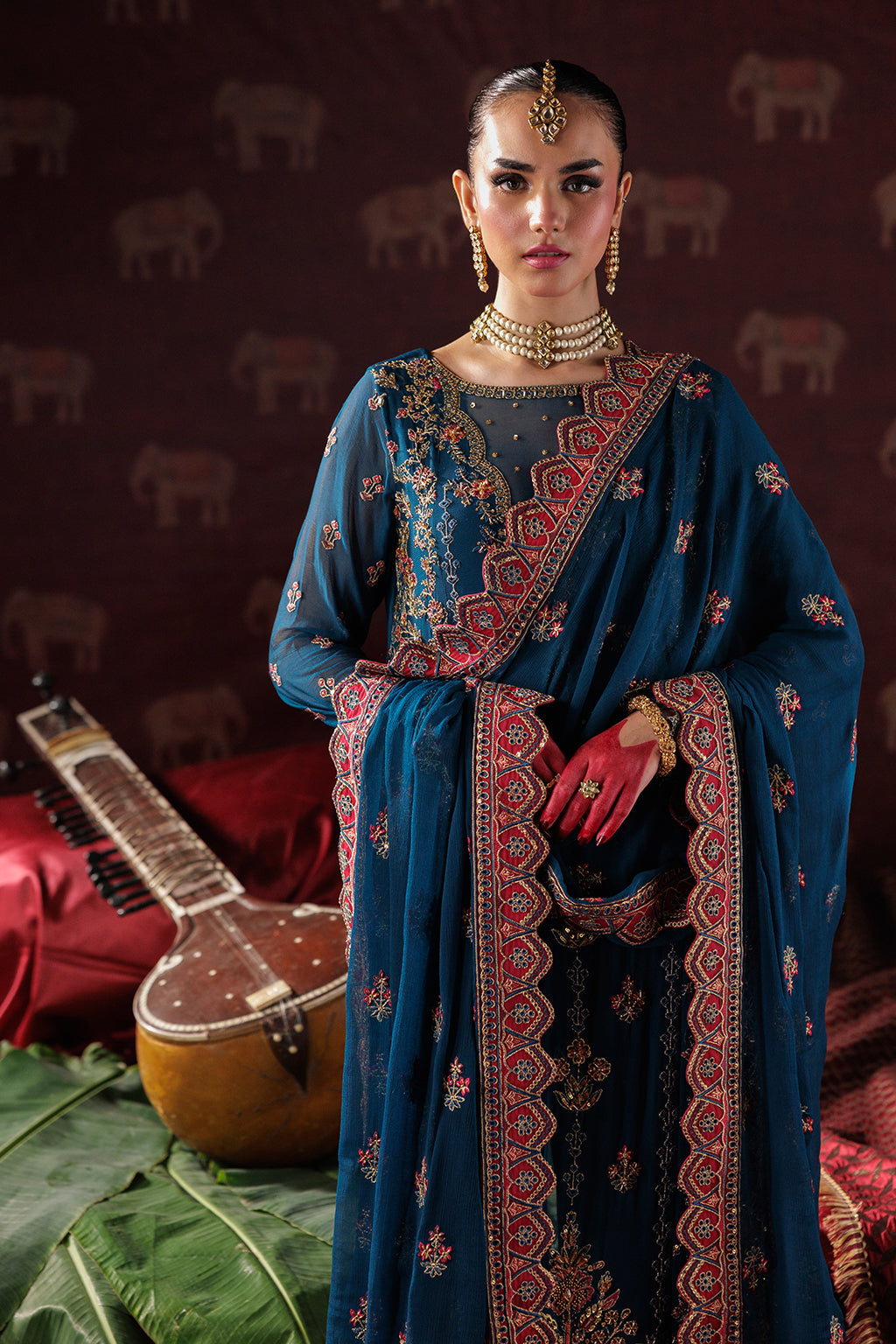Saad Shaikh D-04 Style — Mairaz Three-Piece Suit