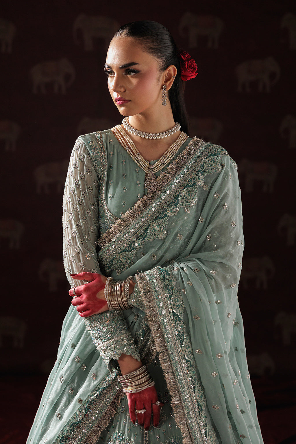 Saad Shaikh D-08 Style — Mairaz Lehenga