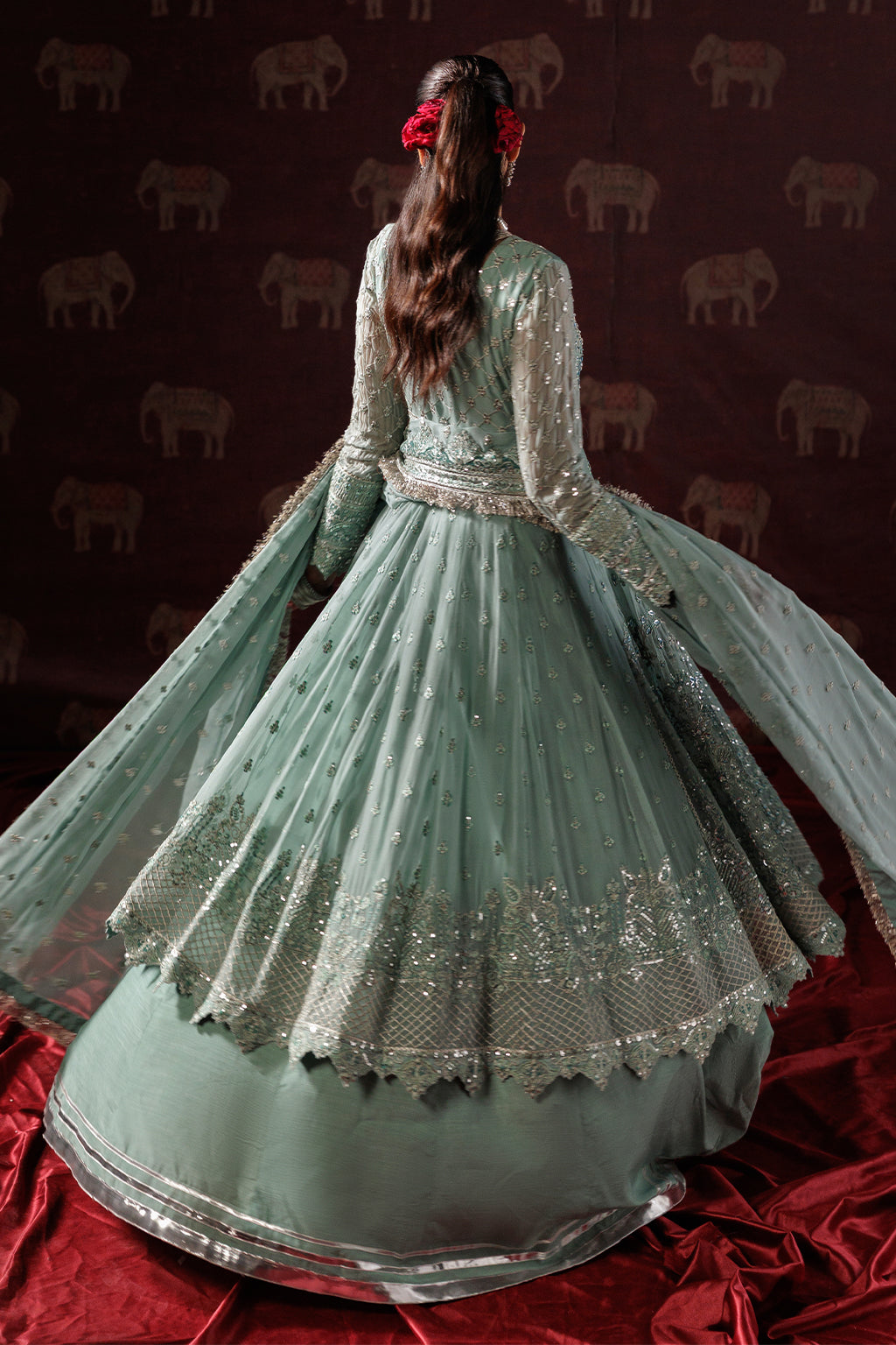 Saad Shaikh D-08 Style — Mairaz Lehenga