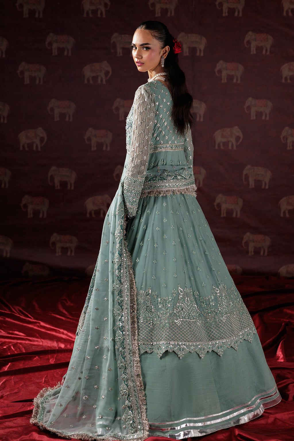 Saad Shaikh D-08 Style — Mairaz Lehenga