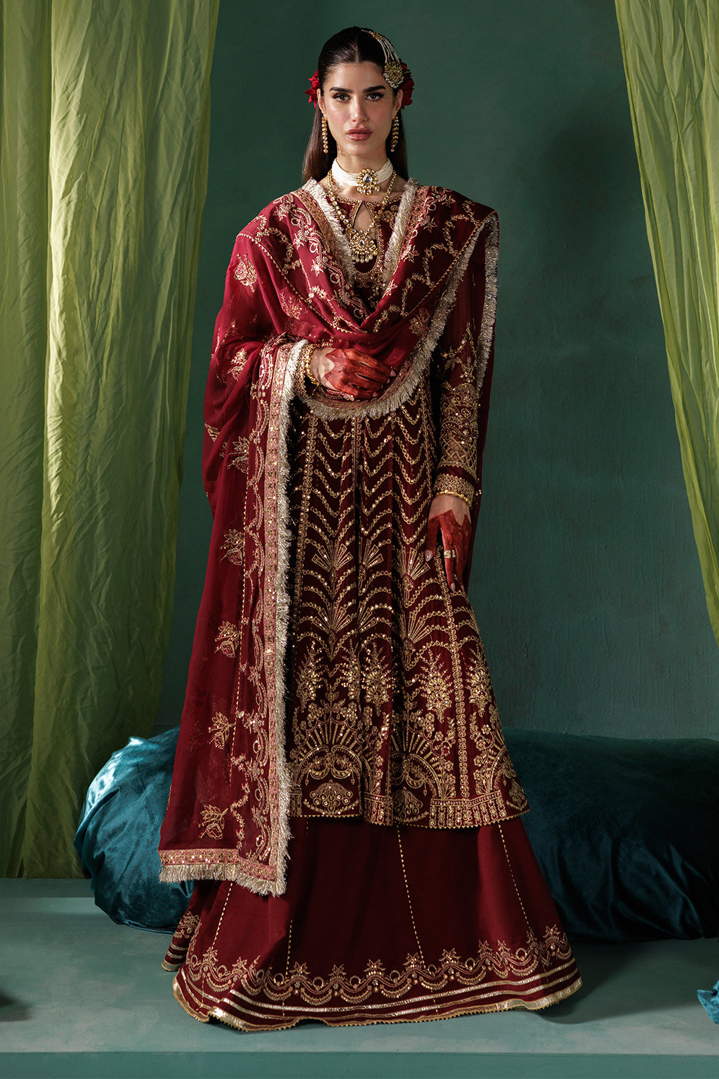Saad Shaikh D-02 Style — Mairaz Lehenga