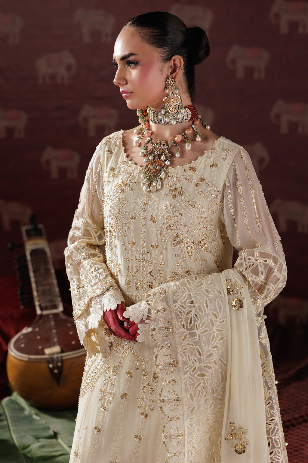 Saad Shaikh D-10 Style — Mairaz Three-Piece Suit
