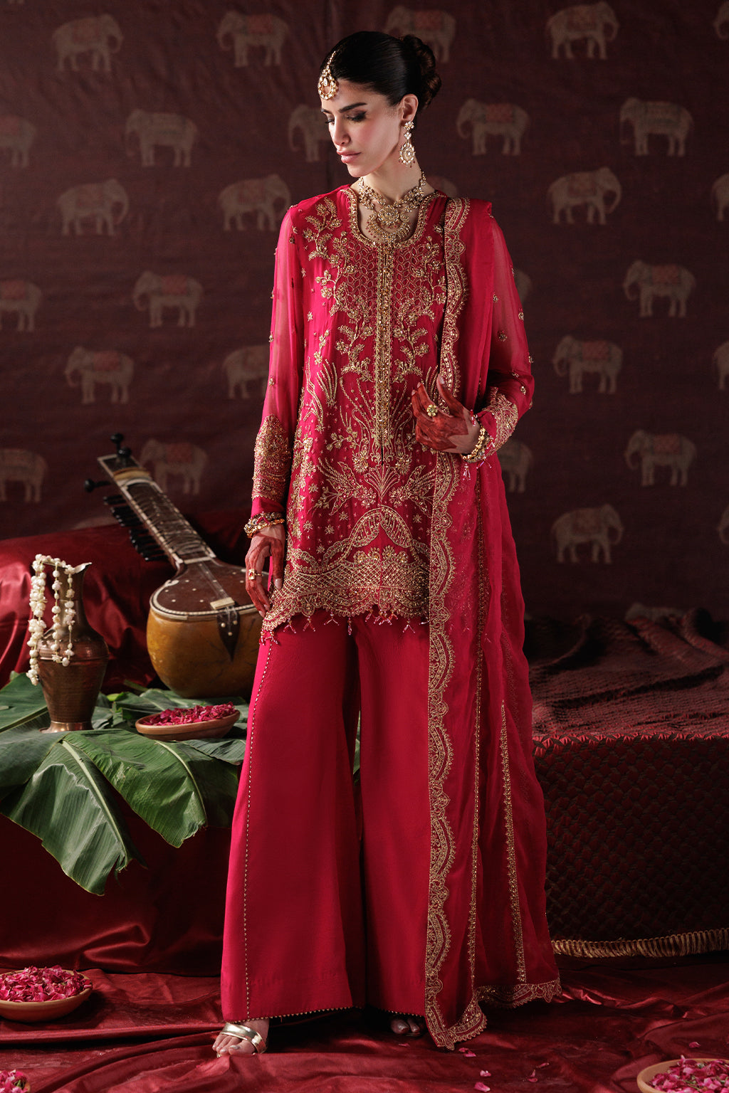 Saad Shaikh D-01 Style — Mairaz Three-Piece Suit