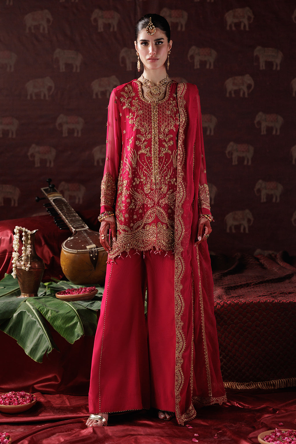 Saad Shaikh D-01 Style — Mairaz Three-Piece Suit