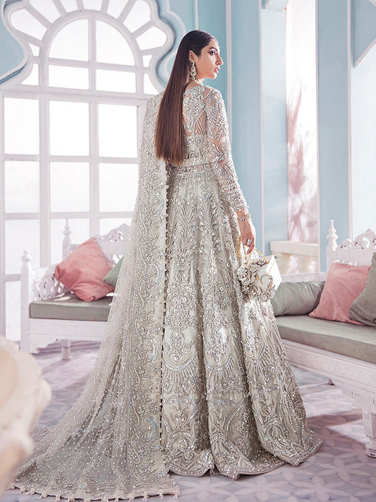 Gulaal Eredita B-4 Style — Mairaz White Lehenga