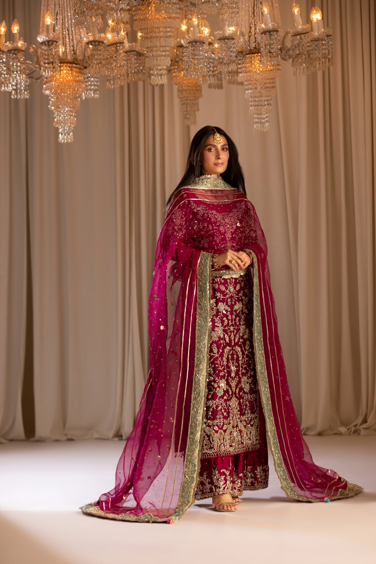 Tabyaa Tabeer Style — Mairaz Three-Piece Suit