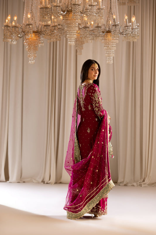 Tabyaa Tabeer Style — Mairaz Three-Piece Suit