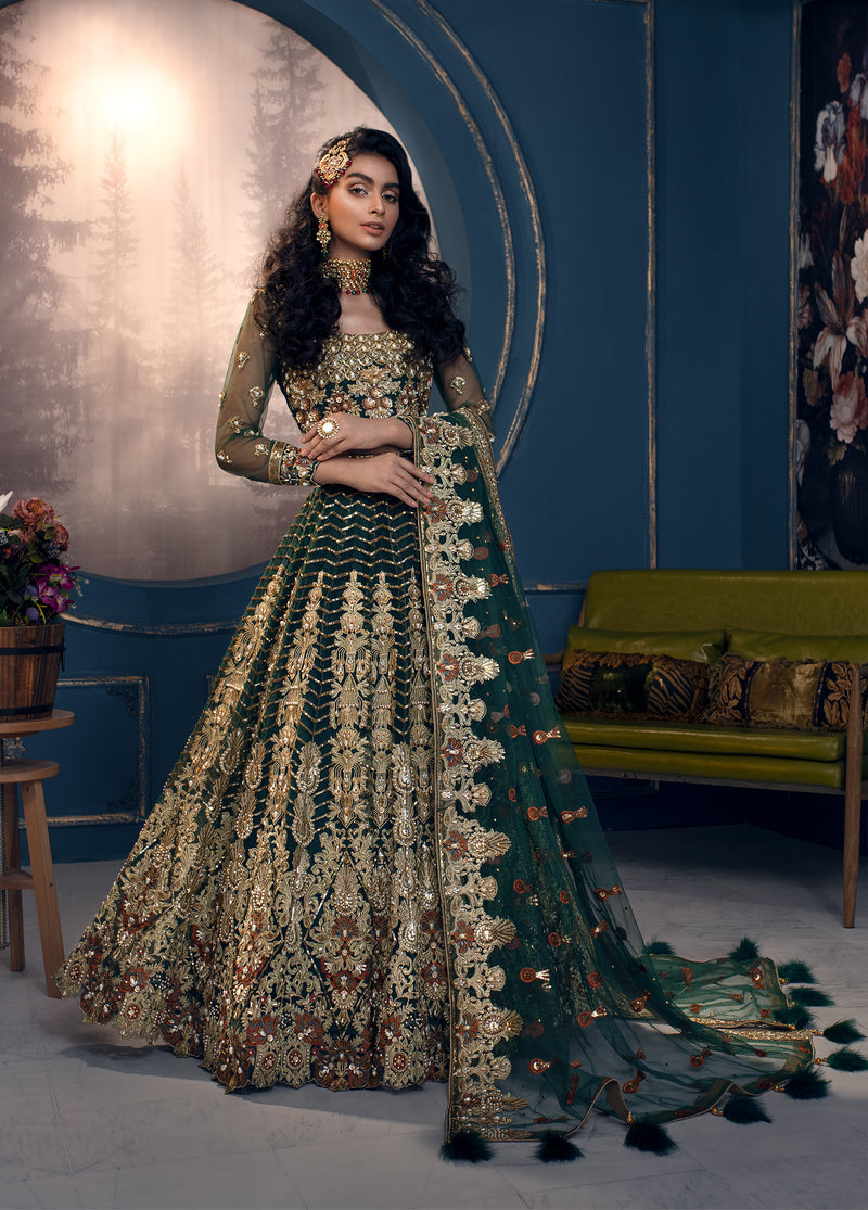 Akbar Aslam Cygnus U-1404 Style — Mairaz Lehenga