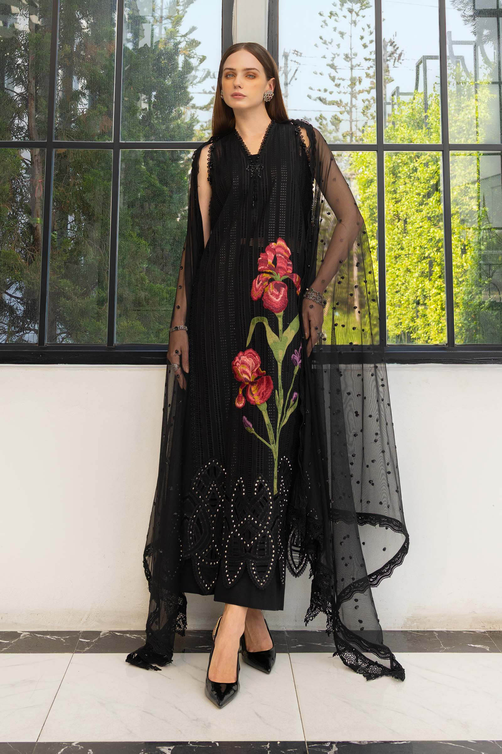 Maria B EL-26-10 Style — Mairaz Lawn Suit
