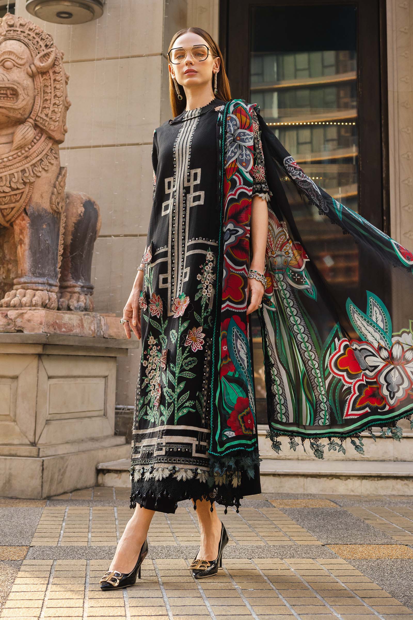 Maria B EL-26-11 Style — Mairaz Lawn Suit