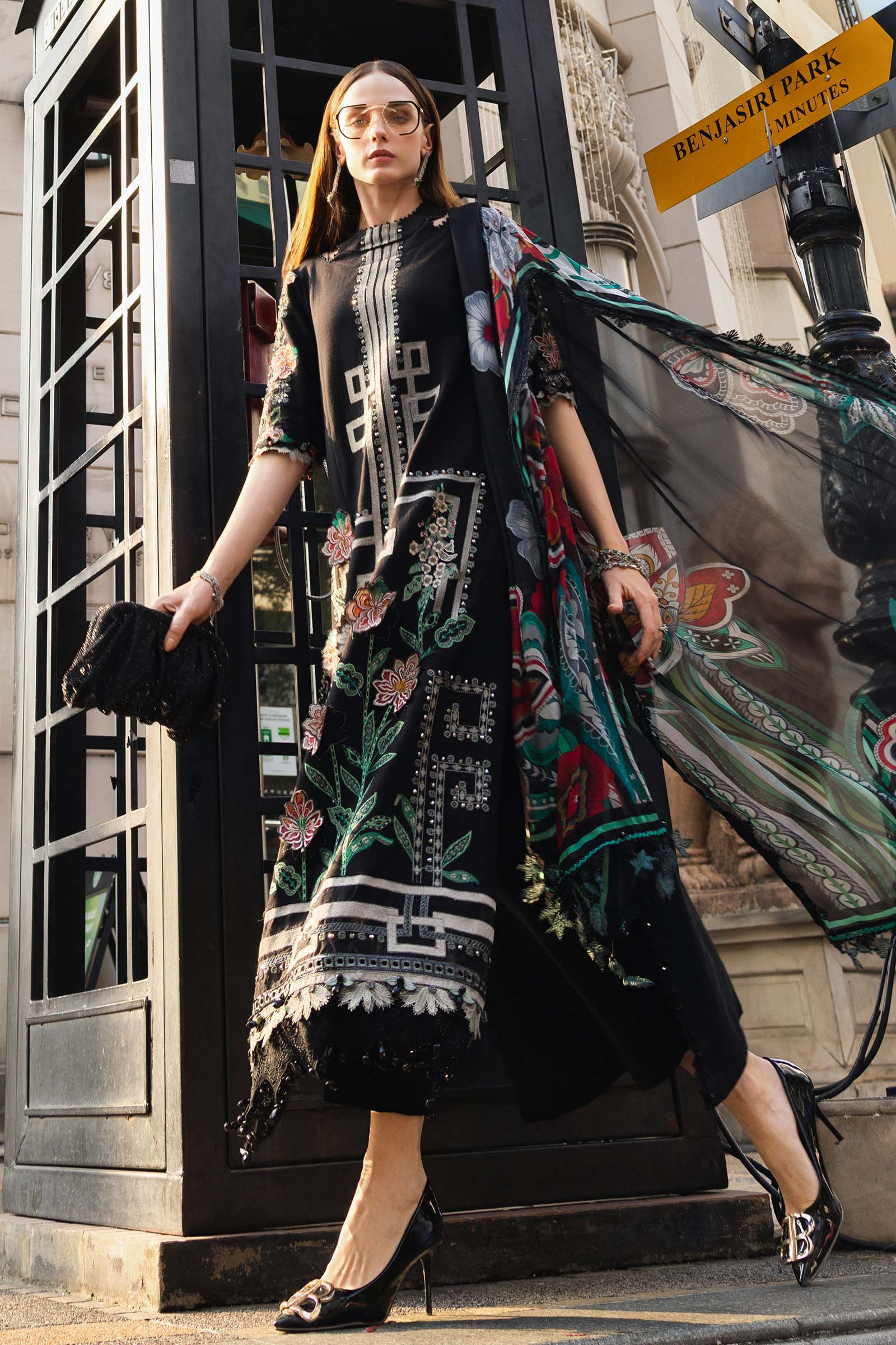 Maria B EL-26-11 Style — Mairaz Lawn Suit