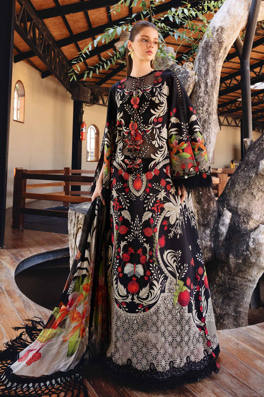 Maria B MPT-2912-B Style — Mairaz Black Lawn Suit