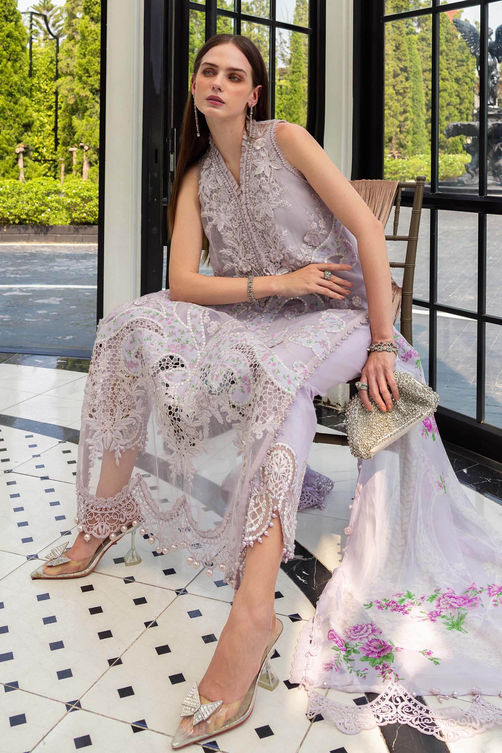 Maria B EL-26-12 Style — Mairaz Lawn Suit