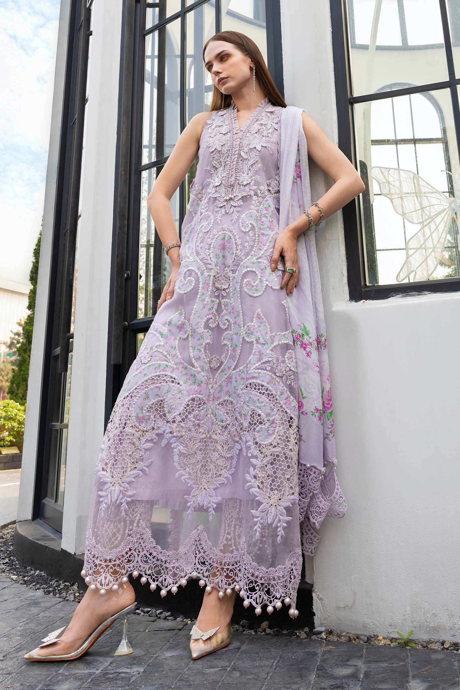 Maria B EL-26-12 Style — Mairaz Lawn Suit