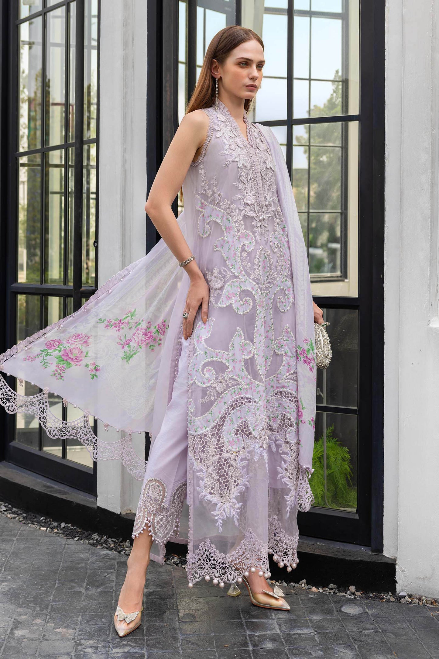 Maria B EL-26-12 Style — Mairaz Lawn Suit