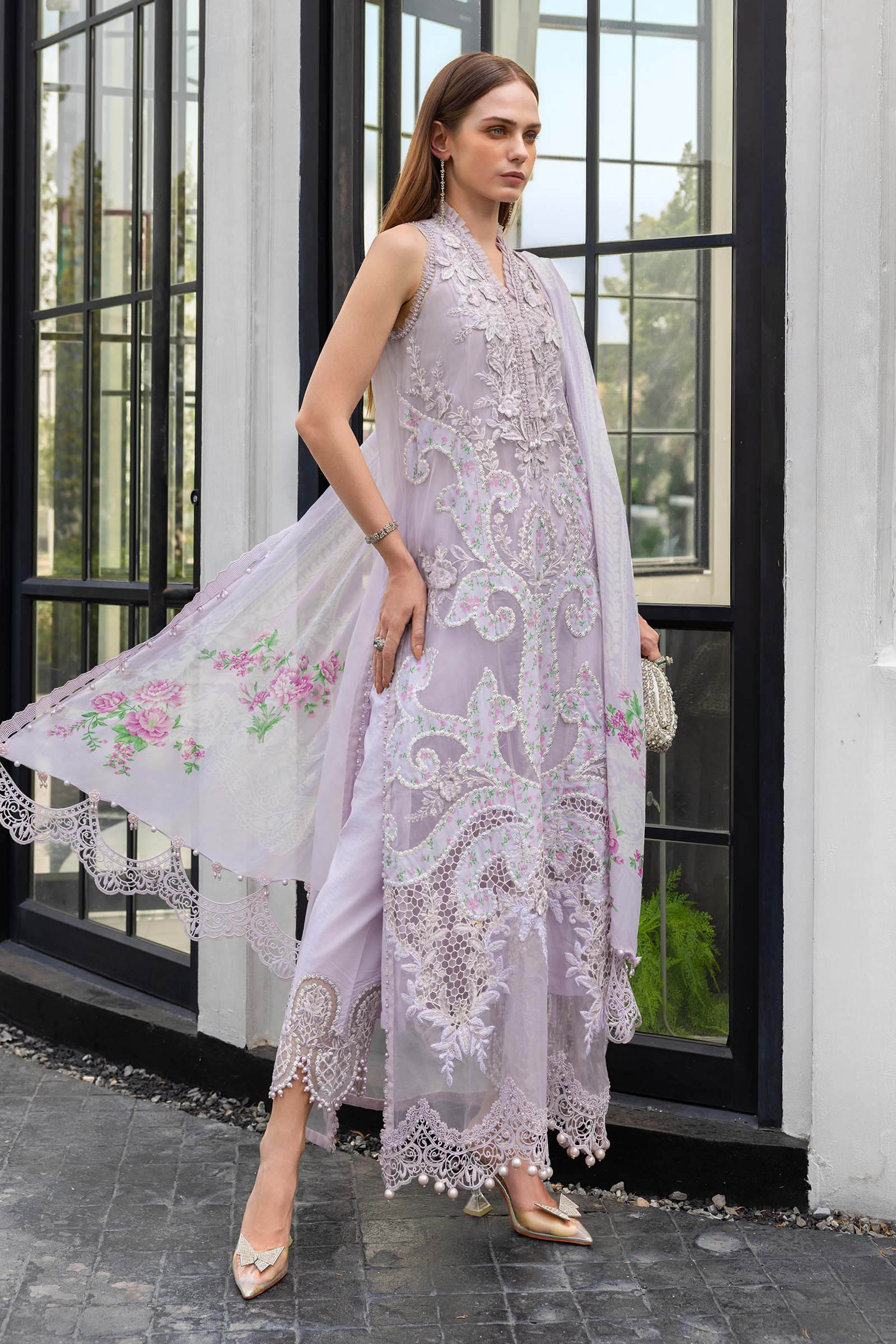 Maria B EL-26-12 Style — Mairaz Lawn Suit