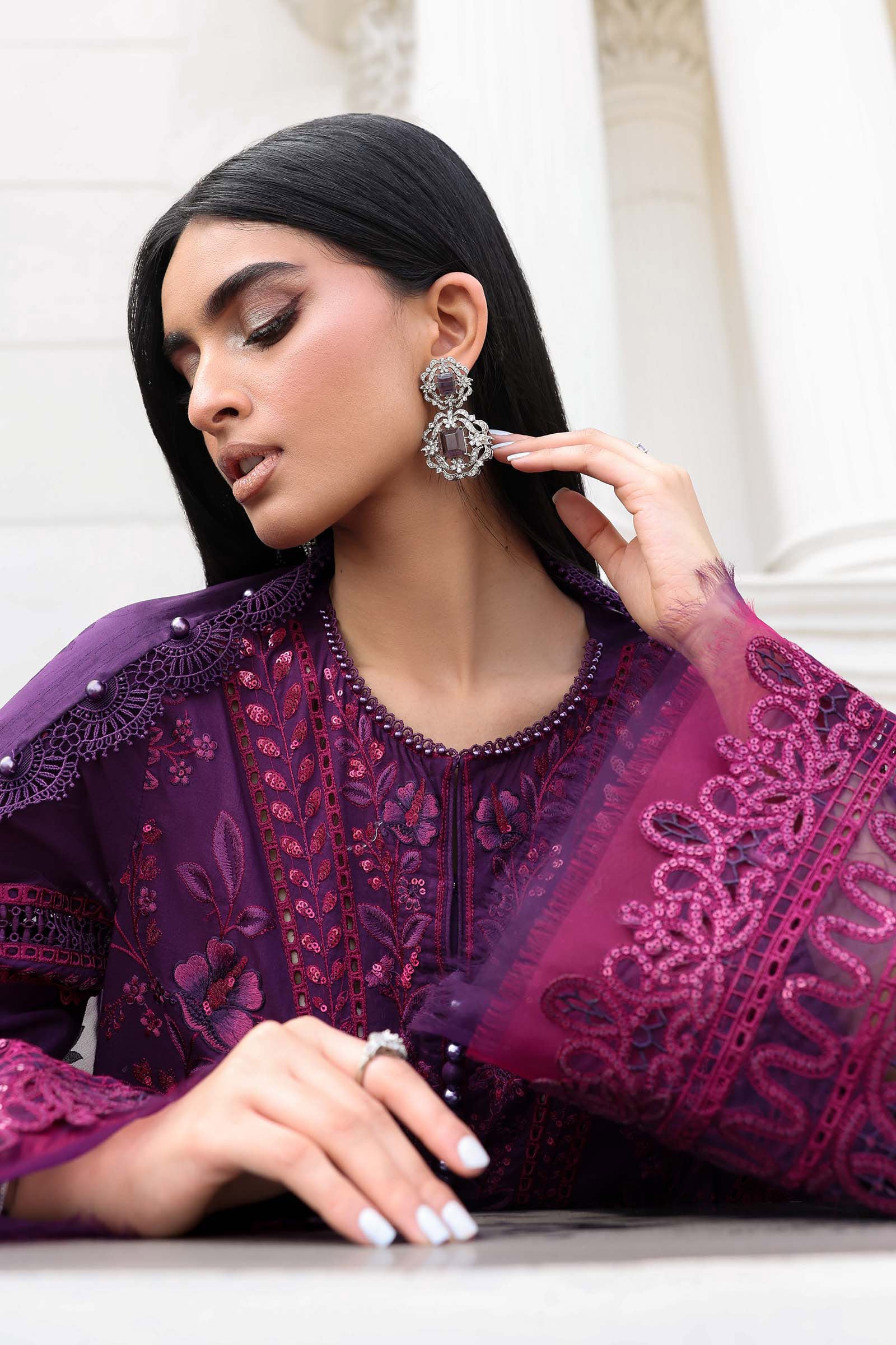 Maria B EL-26-14 Style — Mairaz Lawn Suit
