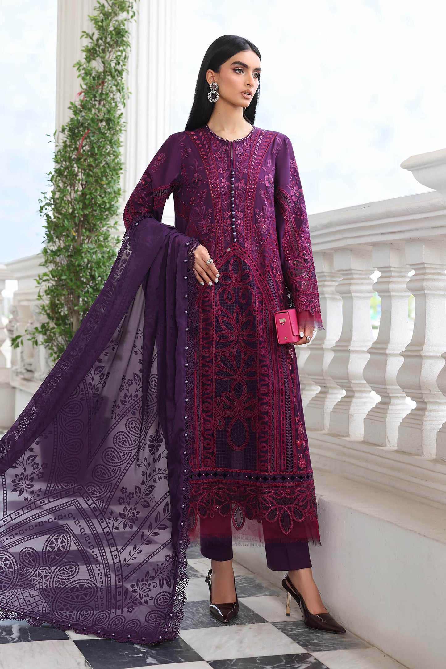 Maria B EL-26-14 Style — Mairaz Lawn Suit
