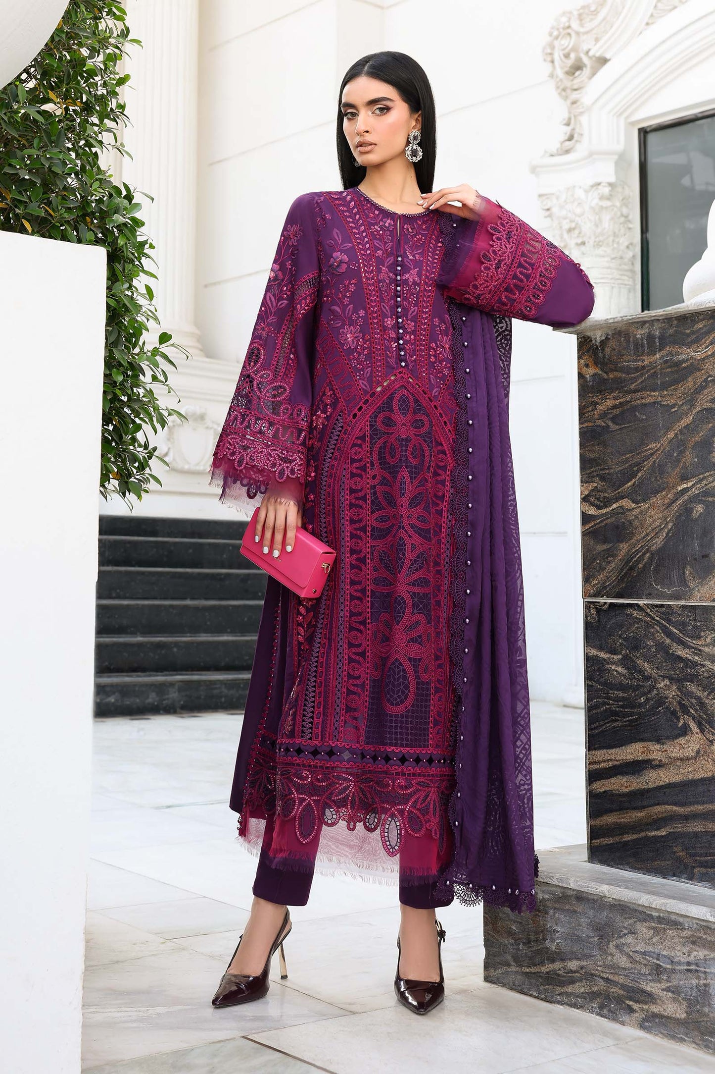 Maria B EL-26-14 Style — Mairaz Lawn Suit