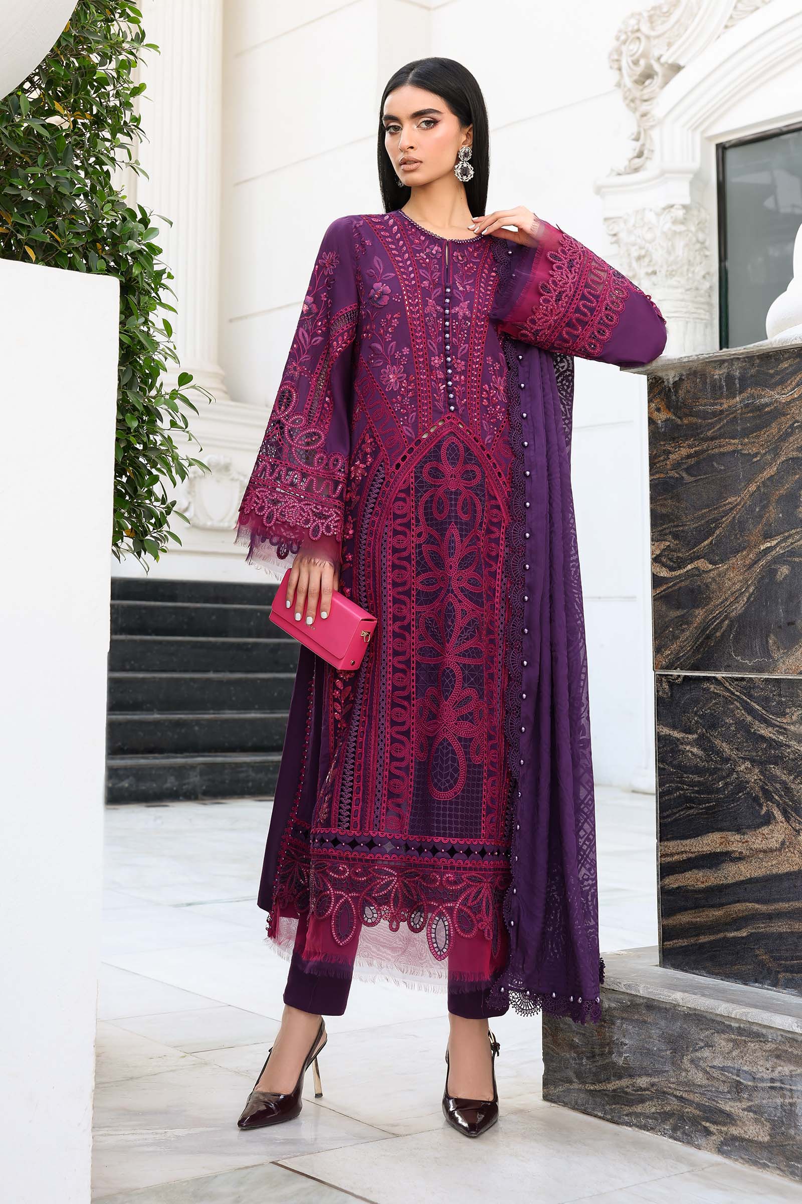 Maria B EL-26-14 Style — Mairaz Lawn Suit