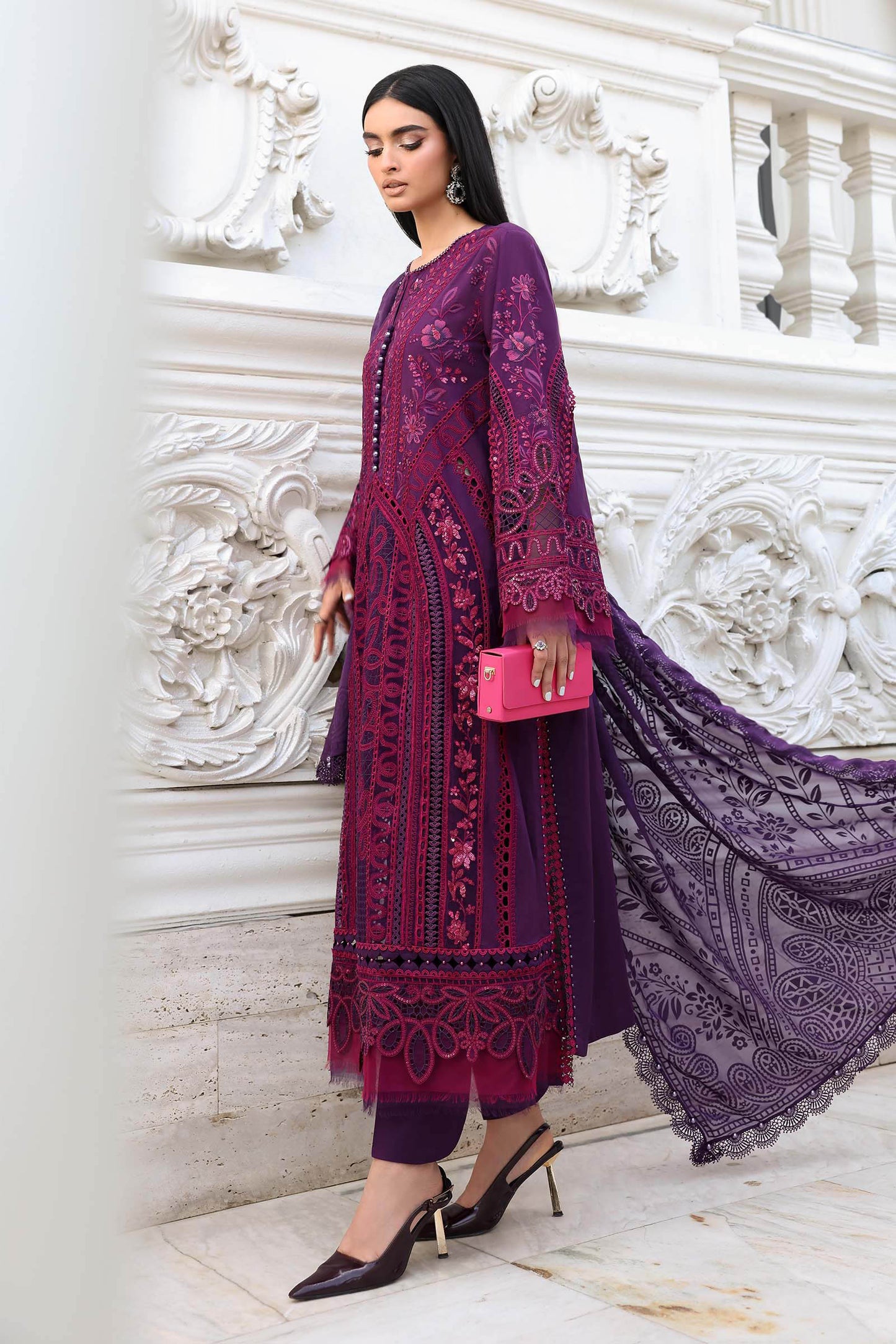 Maria B EL-26-14 Style — Mairaz Lawn Suit
