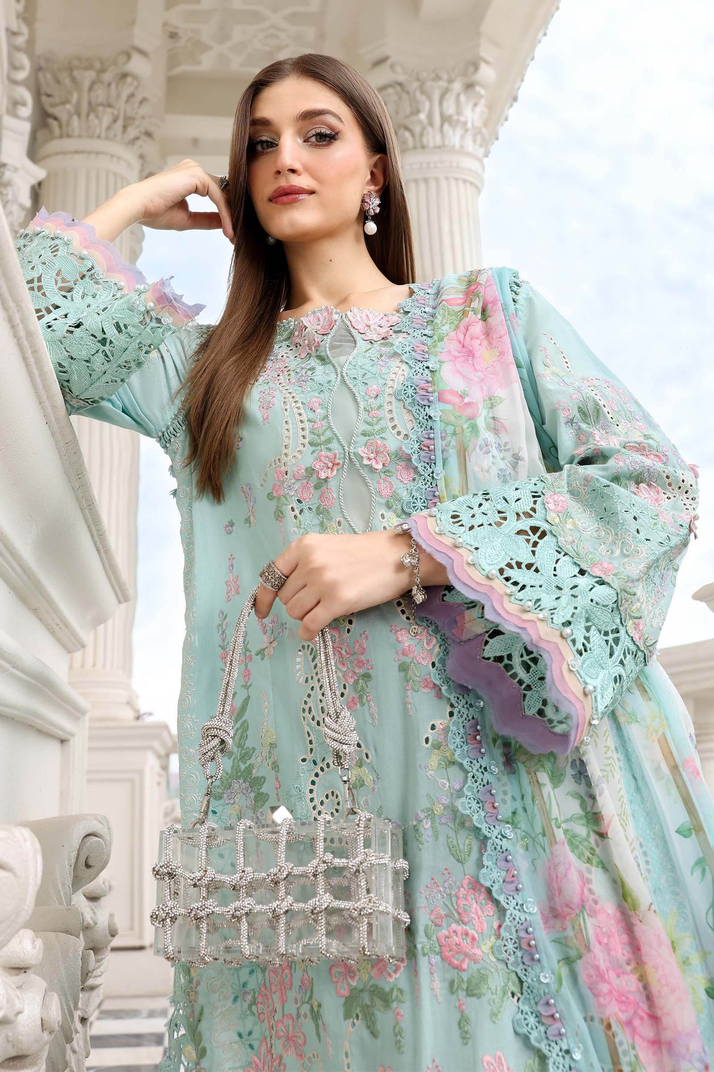 Maria B EL-26-15 Style — Mairaz Lawn Suit