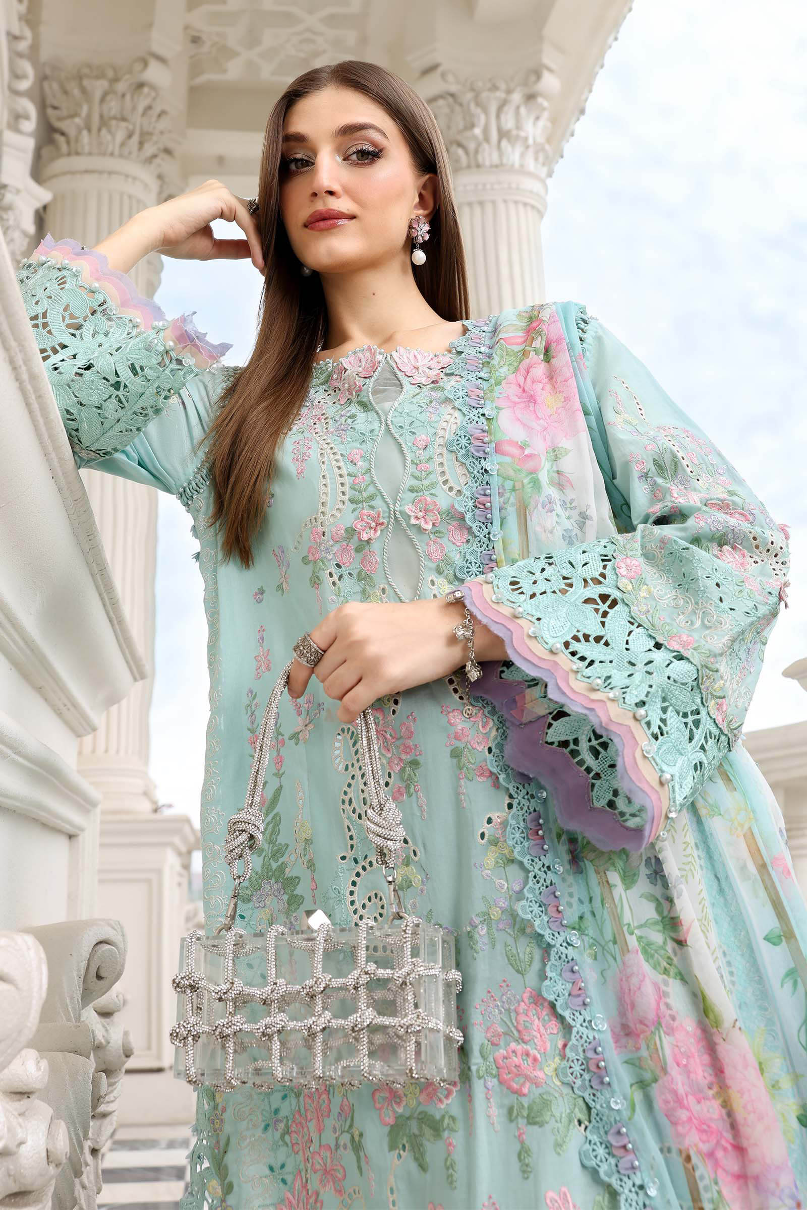 Maria B EL-26-15 Style — Mairaz Lawn Suit