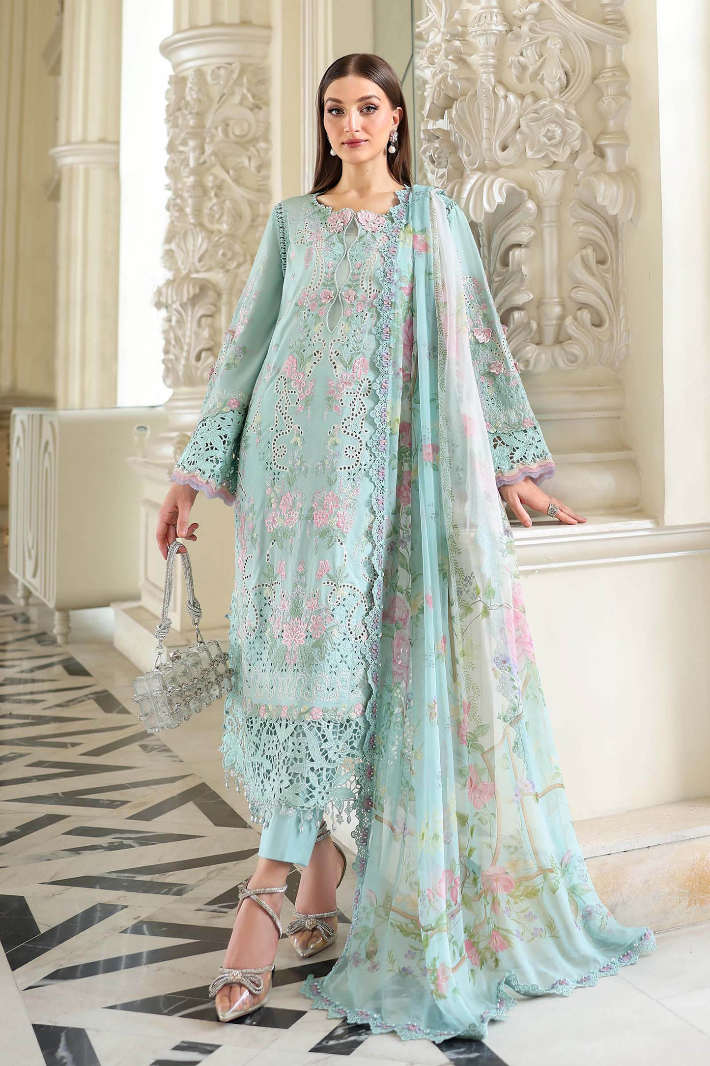 Maria B EL-26-15 Style — Mairaz Lawn Suit