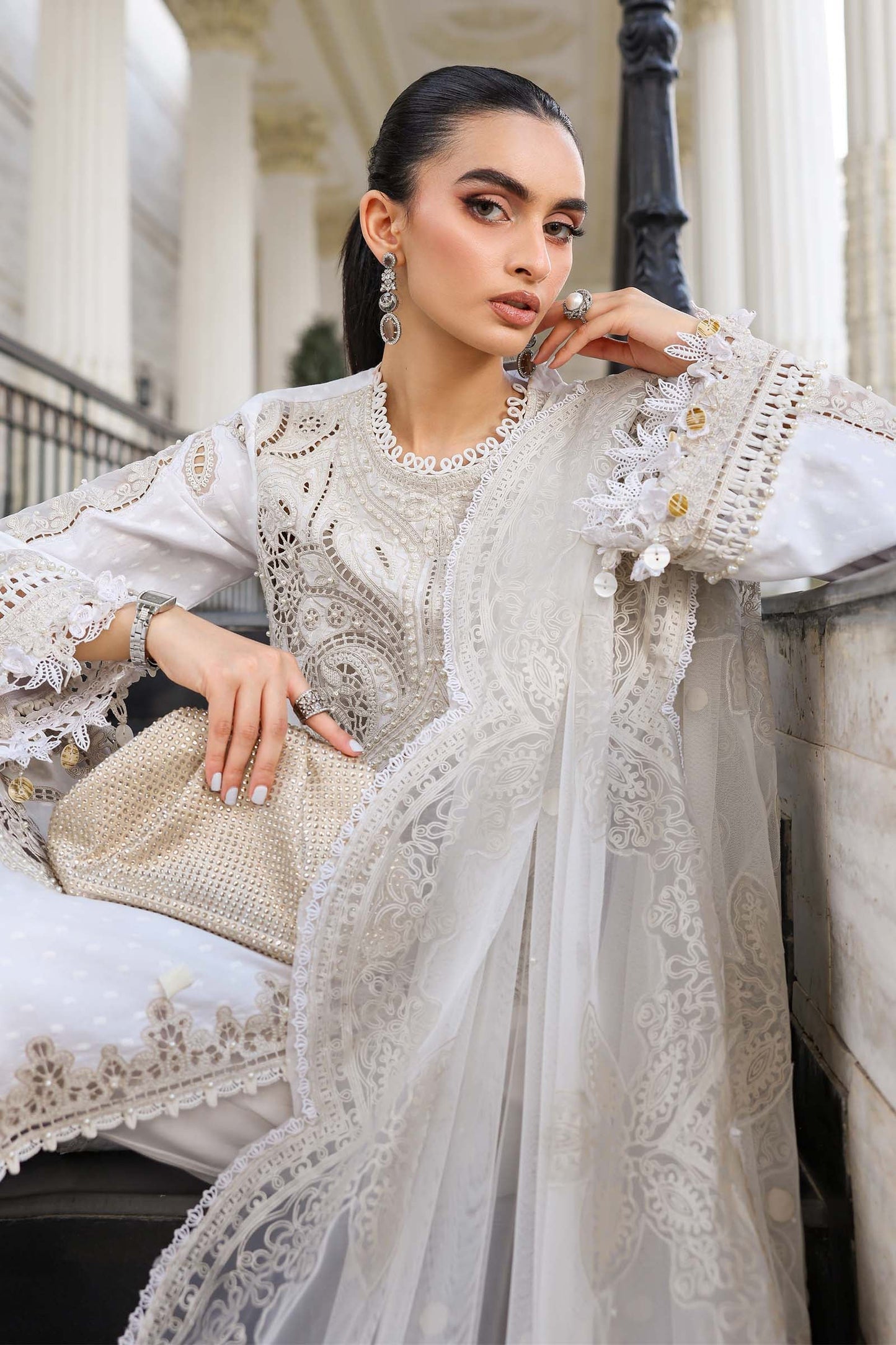 Maria B EL-26-01 Style — Mairaz Lawn Suit
