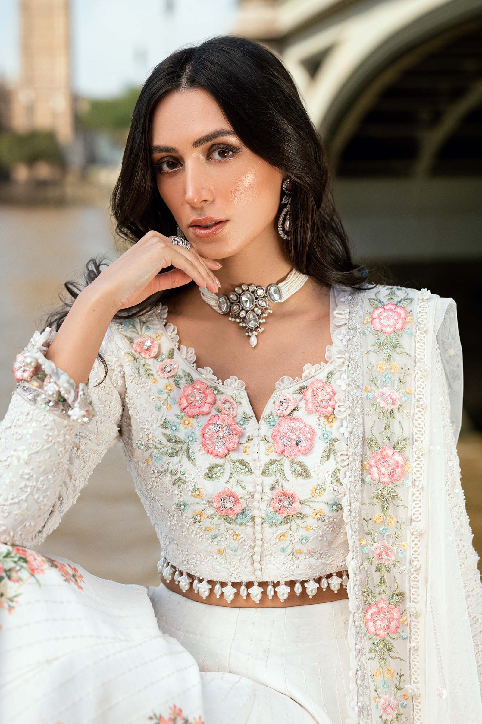 Maria B WF-09-02 Style — Mairaz Off White Three-Piece Suit