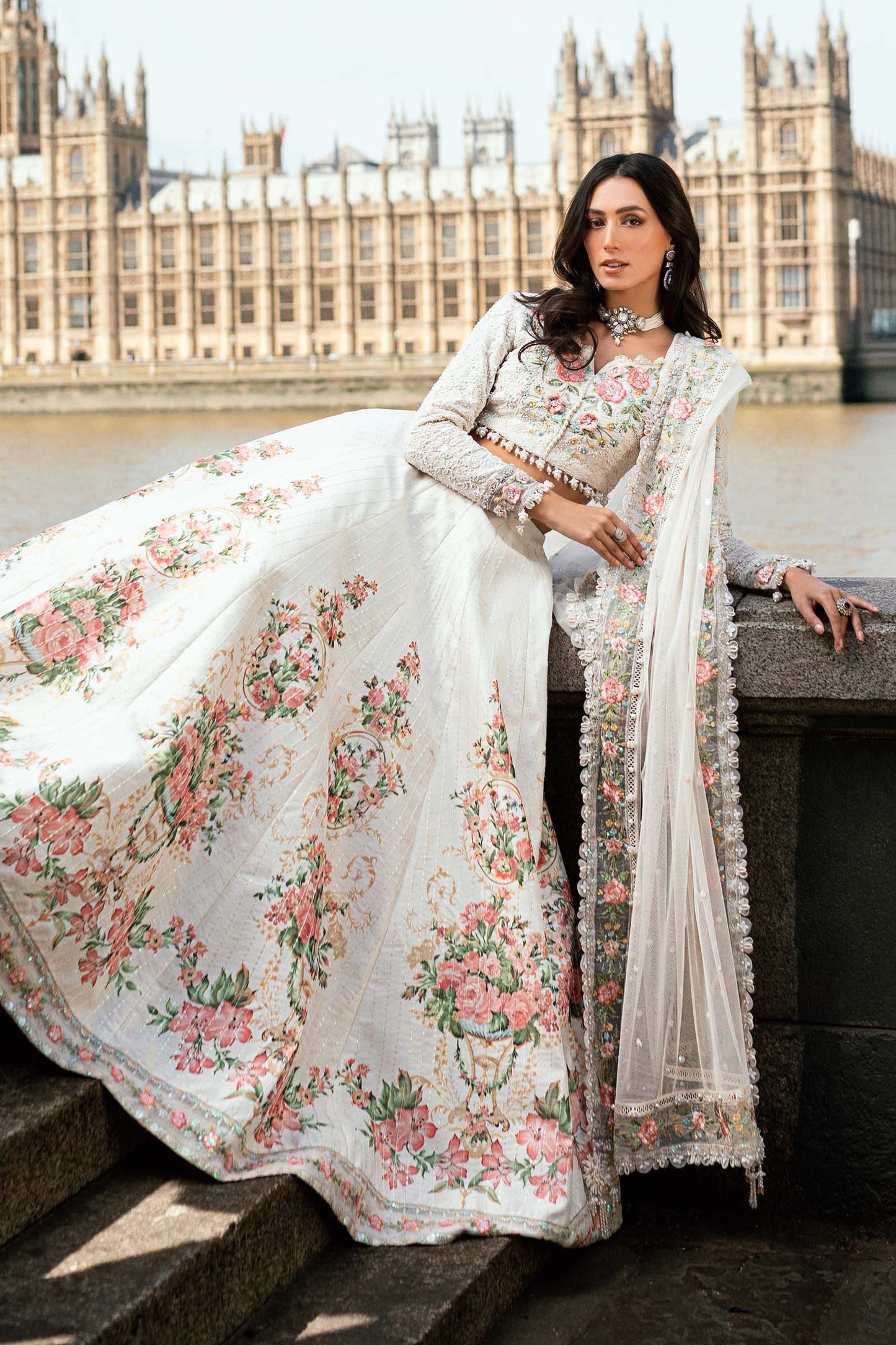 Maria B WF-09-02 Style — Mairaz Off White Three-Piece Suit