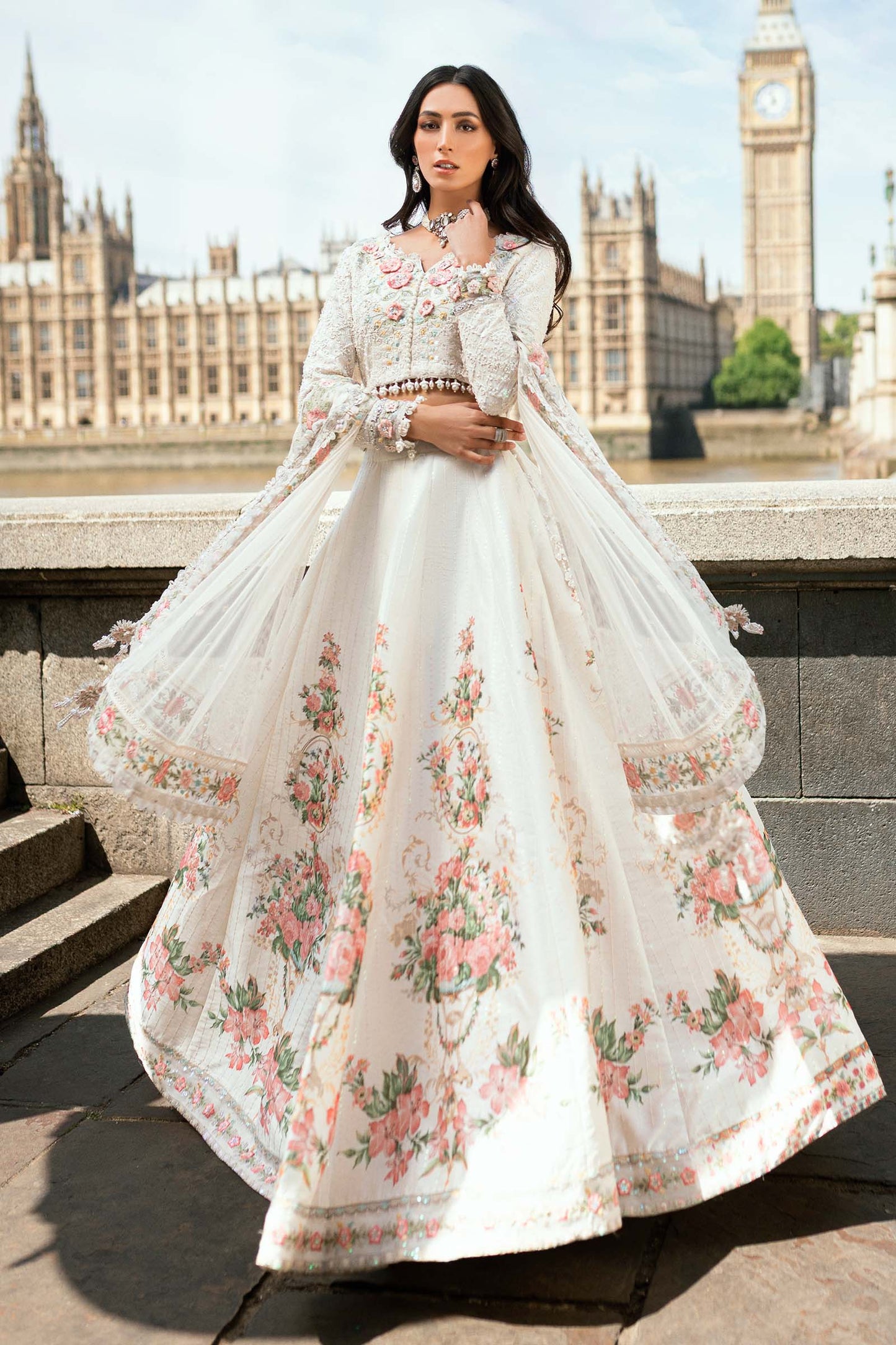Maria B WF-09-02 Style — Mairaz Off White Three-Piece Suit