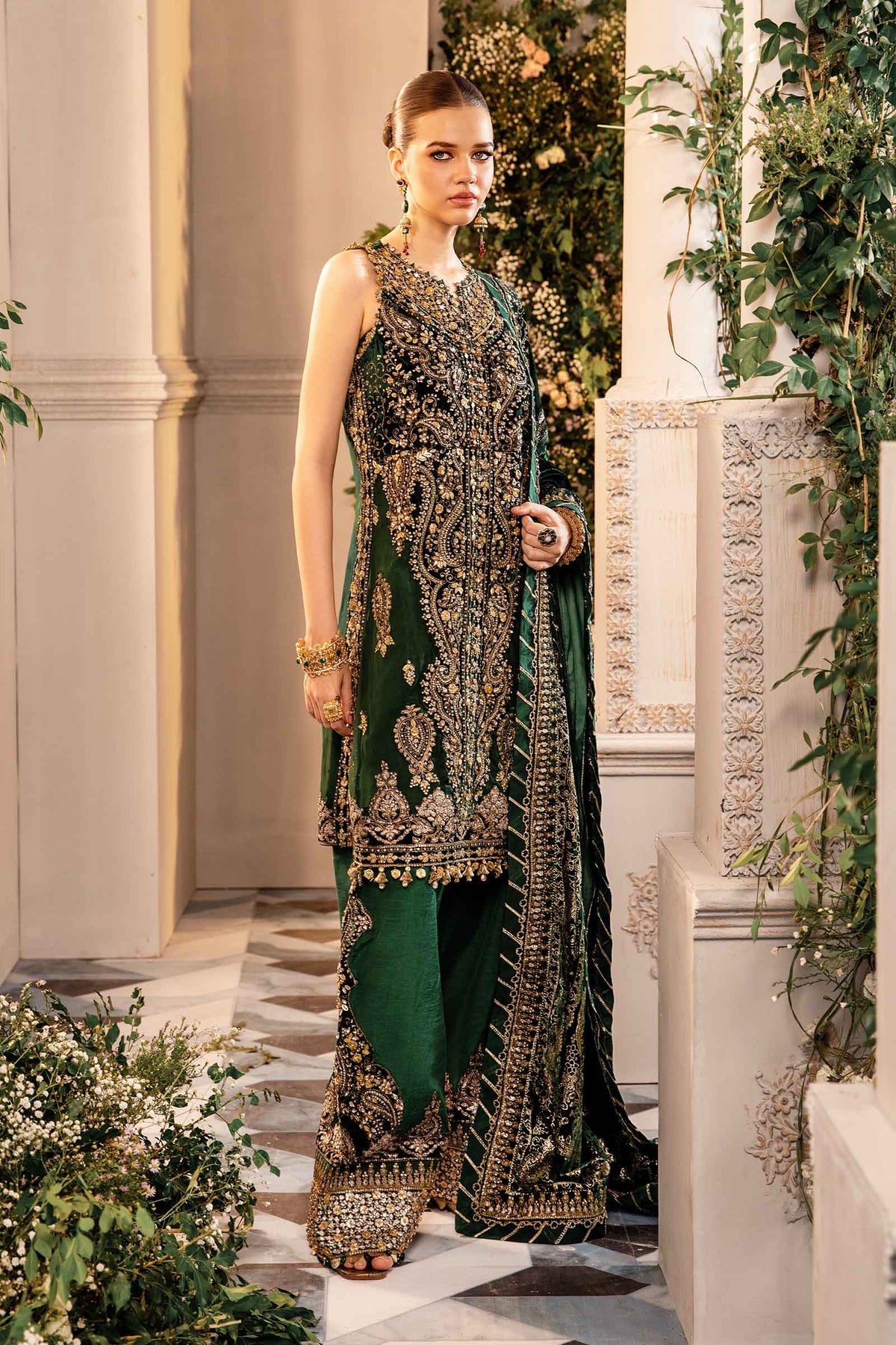 Maria B – Mbroidered BD-2904 Style — Mairaz reproduction, product view 2 of 11