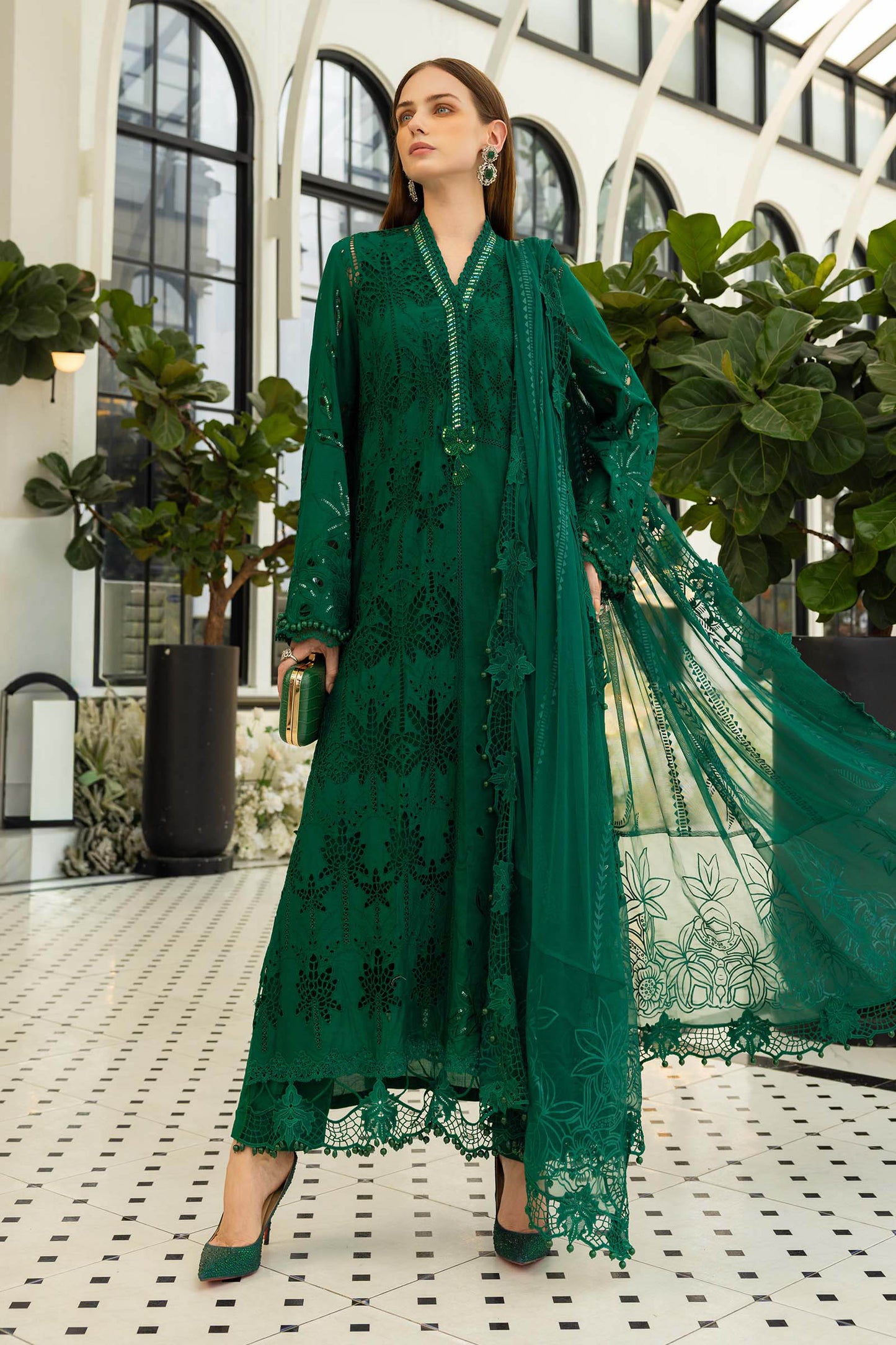 Maria B EL-26-04 Style — Mairaz Lawn Suit