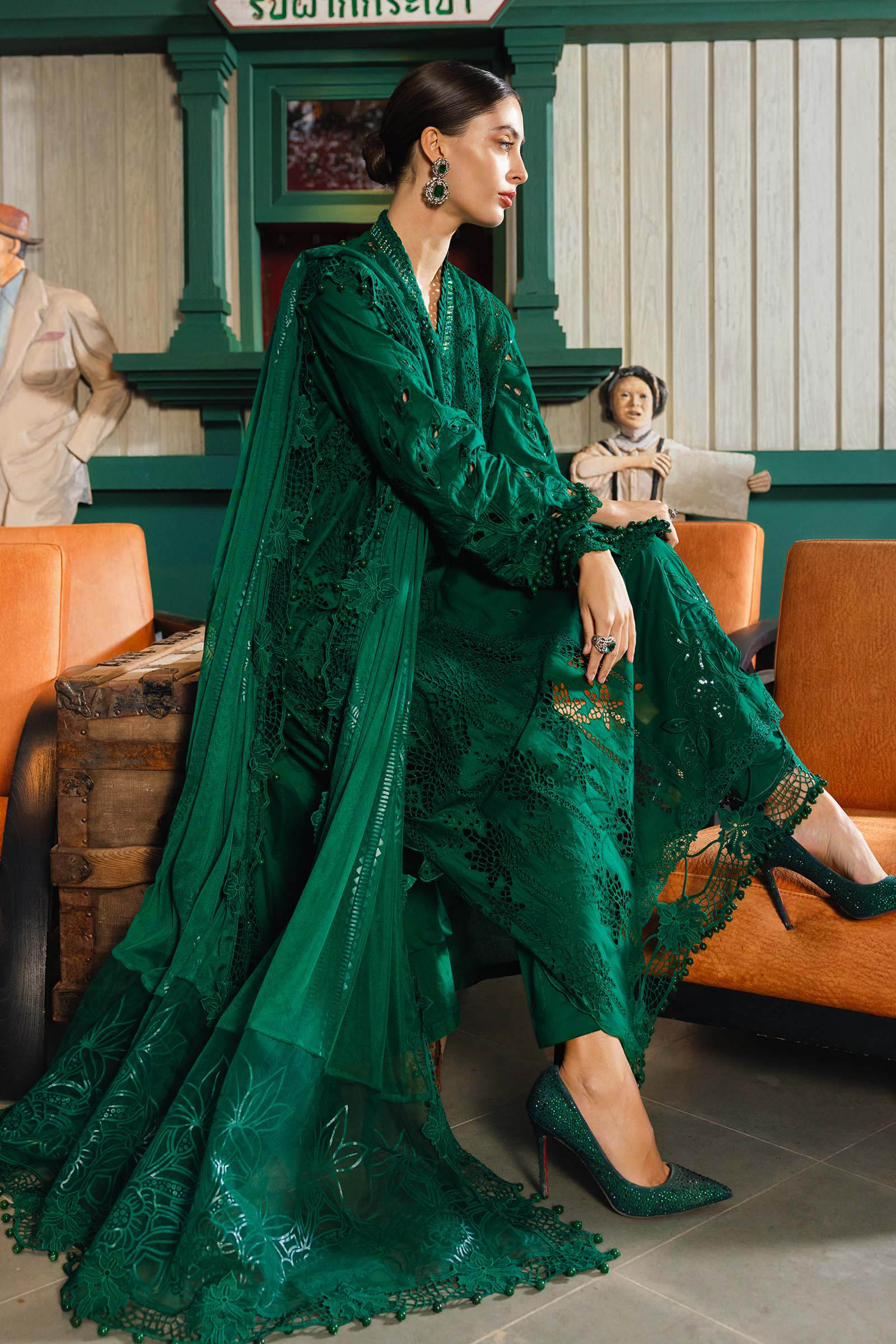 Maria B EL-26-04 Style — Mairaz Lawn Suit